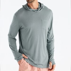 Free Fly Slate Long Sleeve Hoodie Bamboo